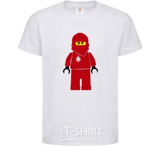 Kids T-shirt Lego Red White фото