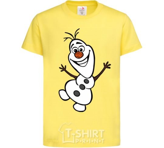 Детская футболка Snowman Лимонный фото