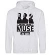 Men`s hoodie Muse group sport-grey фото