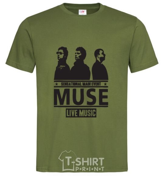 Men's T-Shirt Muse group millennial-khaki фото