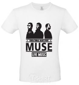 Men's T-Shirt Muse group White фото