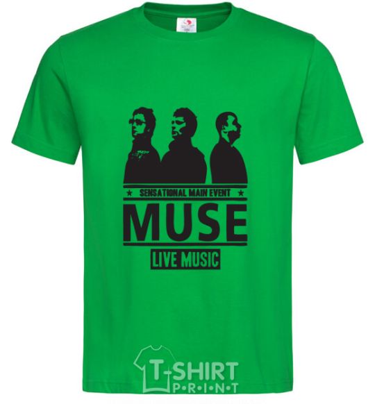 Men's T-Shirt Muse group kelly-green фото