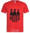 Men's T-Shirt Muse group red фото