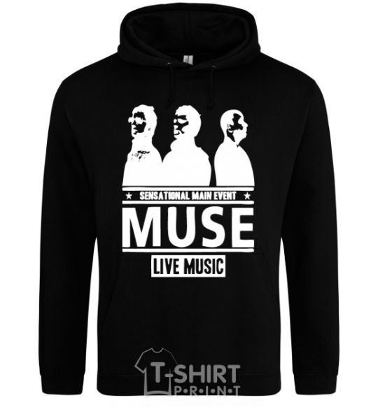 Men`s hoodie Muse group black фото