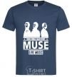 Men's T-Shirt Muse group navy-blue фото