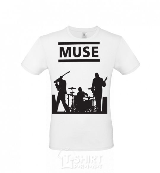 Men's T-Shirt Muse siluet White фото