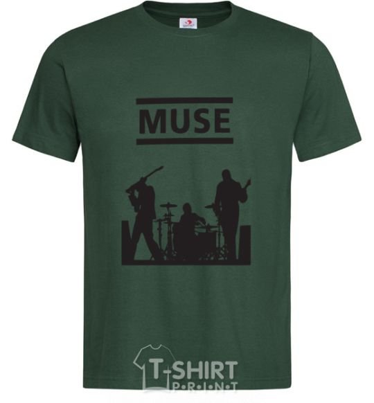 Men's T-Shirt Muse siluet bottle-green фото