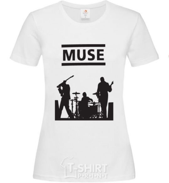 Women's T-shirt Muse siluet White фото