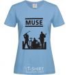 Women's T-shirt Muse siluet sky-blue фото