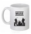 Ceramic mug Muse siluet White фото