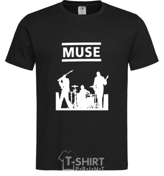 Мужская футболка Muse siluet Черный фото