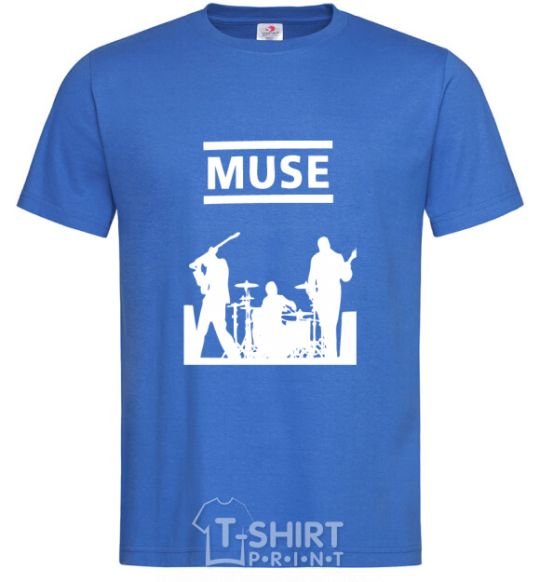 Men's T-Shirt Muse siluet royal-blue фото