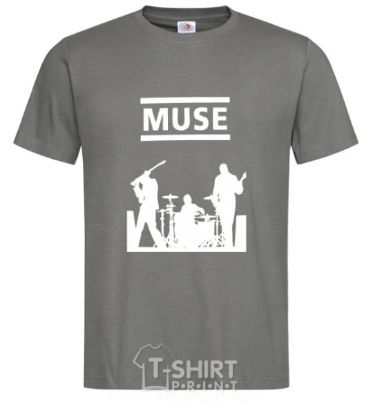 Men's T-Shirt Muse siluet dark-grey фото