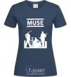 Women's T-shirt Muse siluet navy-blue фото