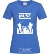 Женская футболка Muse siluet Ярко-синий фото