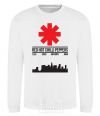 Sweatshirt Red hot chili peppers city White фото