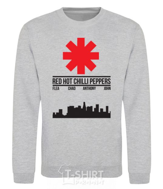 Sweatshirt Red hot chili peppers city sport-grey фото