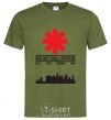 Men's T-Shirt Red hot chili peppers city millennial-khaki фото