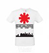 Men's T-Shirt Red hot chili peppers city White фото