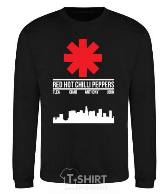 Sweatshirt Red hot chili peppers city black фото