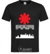 Men's T-Shirt Red hot chili peppers city black фото