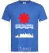 Men's T-Shirt Red hot chili peppers city royal-blue фото