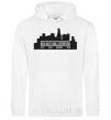 Men`s hoodie Red hot chili peppers little city White фото