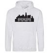 Men`s hoodie Red hot chili peppers little city sport-grey фото