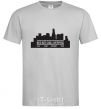 Men's T-Shirt Red hot chili peppers little city grey фото