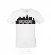 Men's T-Shirt Red hot chili peppers little city White фото