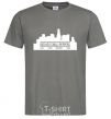 Men's T-Shirt Red hot chili peppers little city dark-grey фото