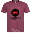 Мужская футболка The prodigy Бордовый фото