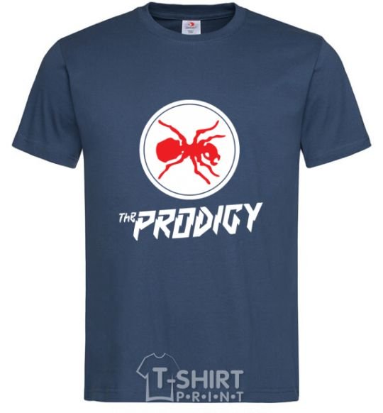 Мужская футболка The prodigy Темно-синий фото