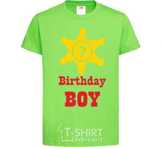 Kids T-shirt Birthday Boy orchid-green фото