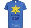 Детская футболка Birthday Boy Ярко-синий фото
