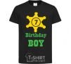 Детская футболка Birthday Boy Черный фото