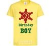 Kids T-shirt Birthday Boy cornsilk фото