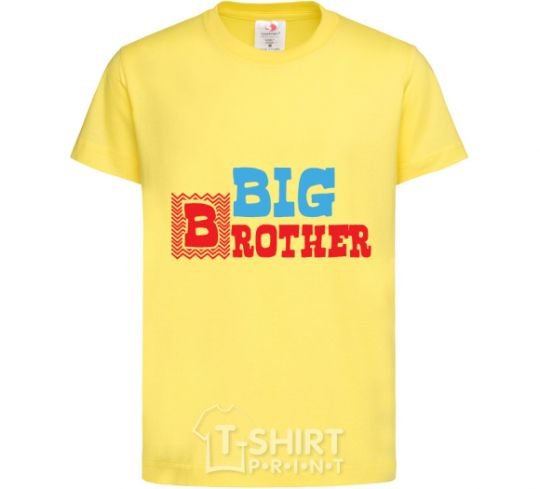 Детская футболка Big brother V.1 Лимонный фото