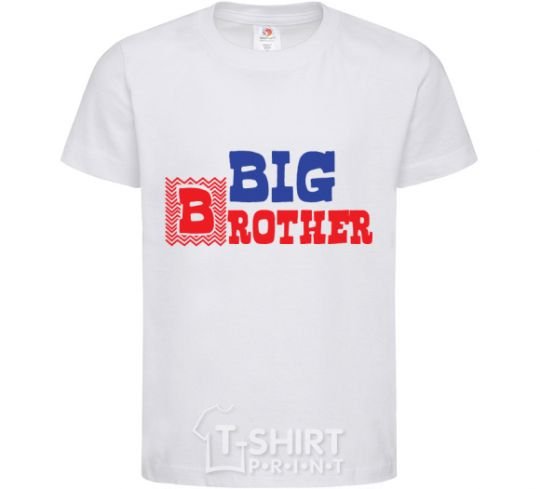 Детская футболка Big brother V.1 Белый фото