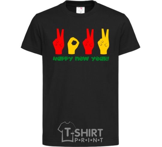 Детская футболка Fingers 2022 Черный фото
