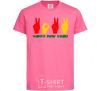 Kids T-shirt Fingers 2022 heliconia фото