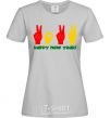 Women's T-shirt Fingers 2022 grey фото
