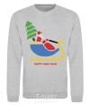 Sweatshirt RIDING SANTA sport-grey фото