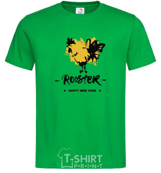 Men's T-Shirt Rooster kelly-green фото