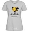 Women's T-shirt Rooster grey фото