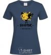 Women's T-shirt Rooster navy-blue фото