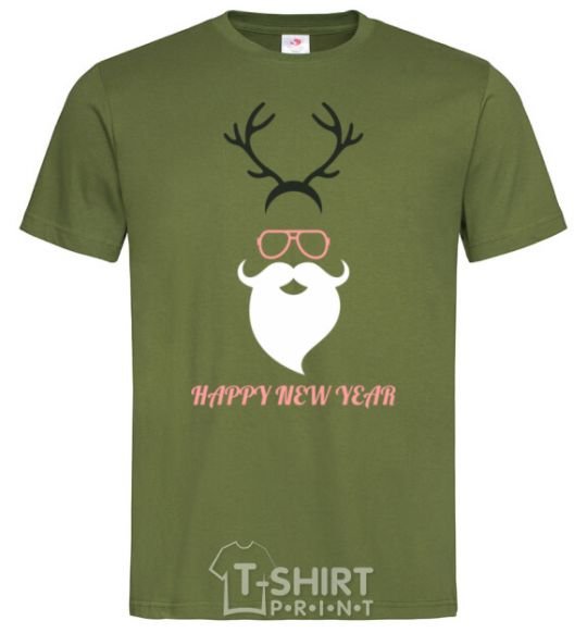 Men's T-Shirt Hipsta new year millennial-khaki фото