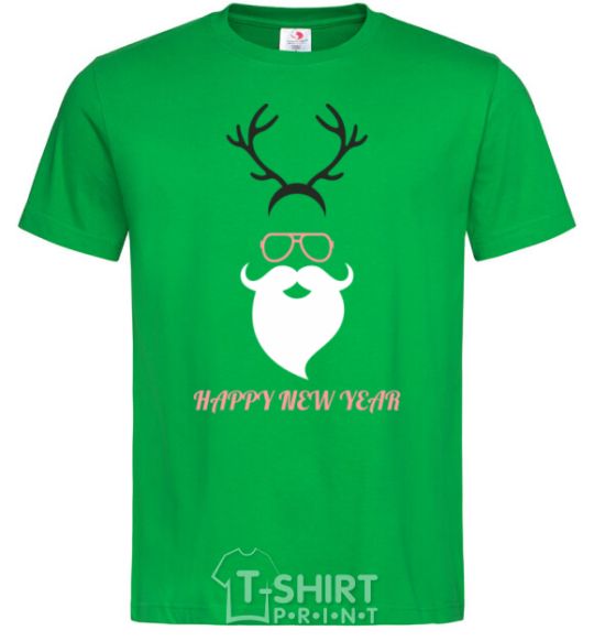 Мужская футболка Hipsta new year Зеленый фото