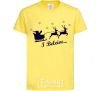 Kids T-shirt I BELIEVE IN SANTA cornsilk фото