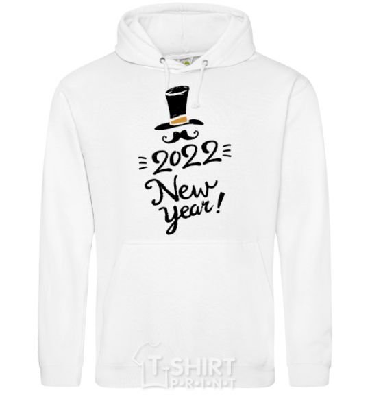 Men`s hoodie 2020 NEW YEAR White фото